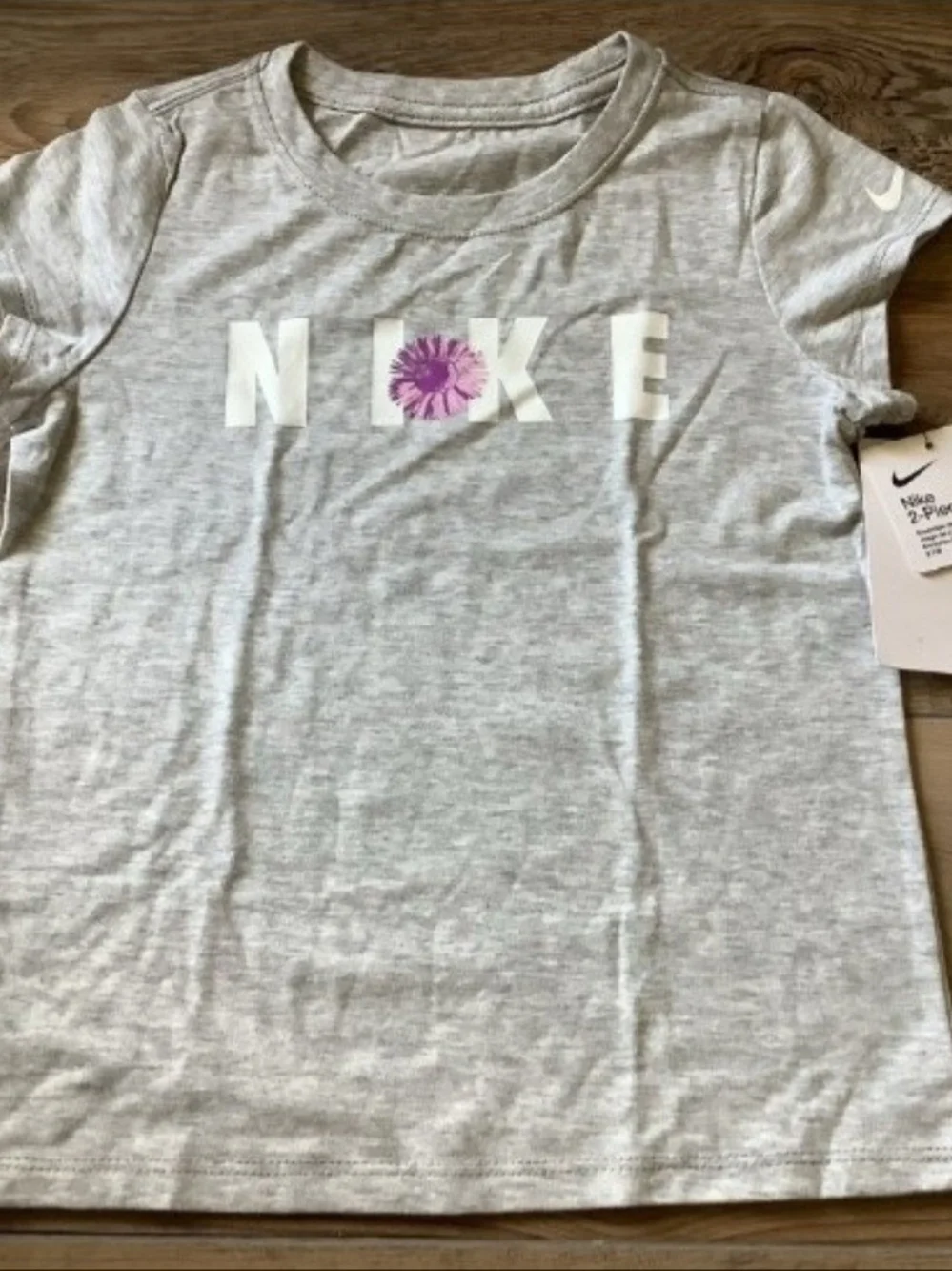 Nike Girls Tee & Shorts Set Size 6X(NWT) - Picture 2 of 4